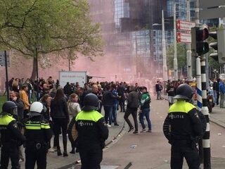 Coolsingel onrustig na nederlaag Feyenoord