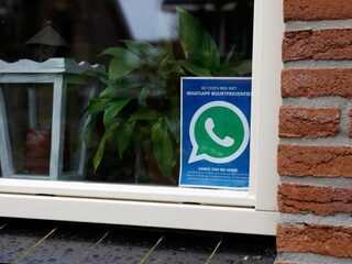 Recordaantal Nederlanders in buurt-WhatsApp
