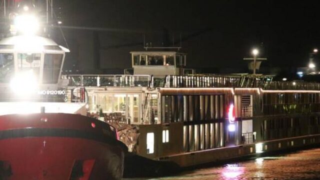 Aanvaring tussen passagiersschip en tanker