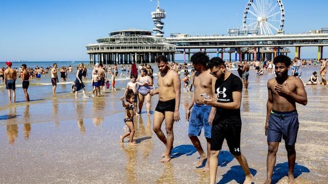 Oproep om niet meer naar stranden te komen, verschillende wegen afgesloten
