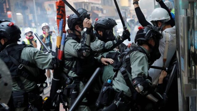 Man neergeschoten bij demonstraties Hongkong