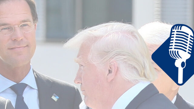Podcast #DeDag: Hoe bereidt Rutte zich voor op een gesprek met Trump?