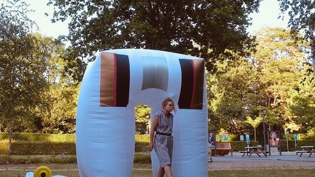 Deze kunstenaar blaast de triomfboog van Palmyra opnieuw op