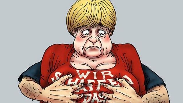 Cartoonisten liggen onder een vergrootglas