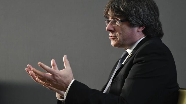 Catalaanse leider Puigdemont 'als een popster' ontvangen in Amsterdam