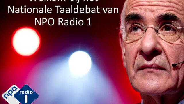 Vandaag op NPO Radio 1: luisteraars en Frits Spits in debat over onze taal