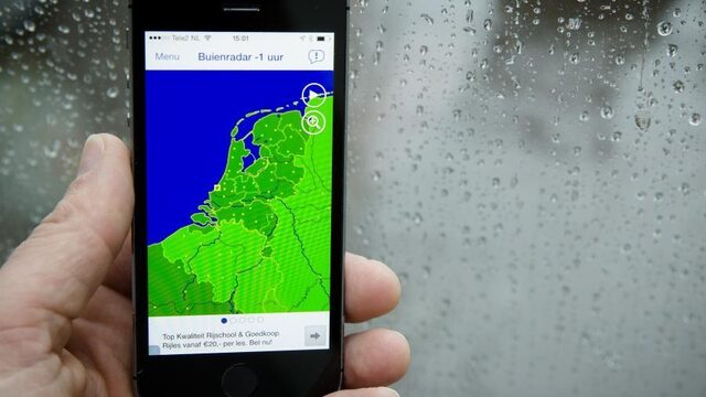 Zitten weer-apps er vaker naast?