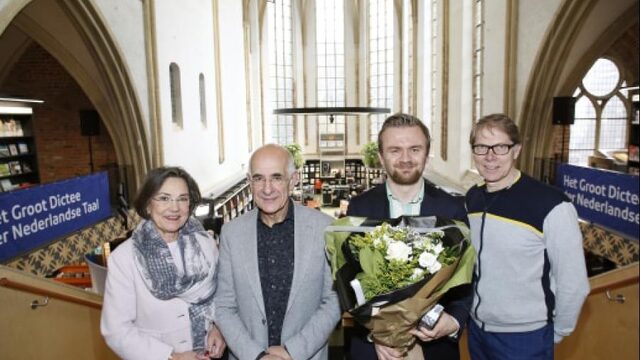 Niels de Jonge wint het Groot Dictee der Nederlandse Taal 2019