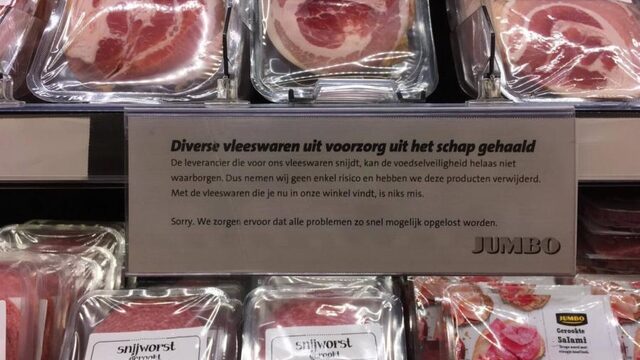 Afgelopen twee jaar drie doden en miskraam door listeriabacterie in vleeswaren