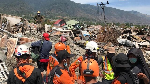 Nog altijd ravage op Sulawesi, maar het normale leven start weer