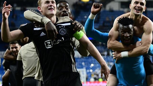 Ajax kegelt titelhouder Real Madrid uit Champions League