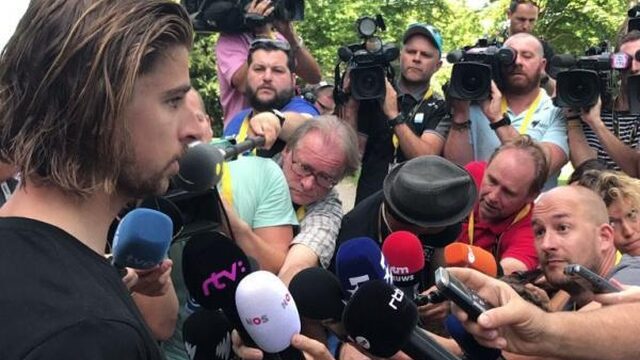Verdeeldheid in het peloton over Sagan