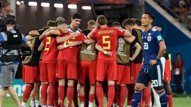 De Duivels voor de wedstrijd van hun leven