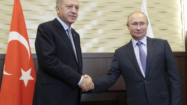 Poetin en Erdogan vandaag in gesprek over Syrië