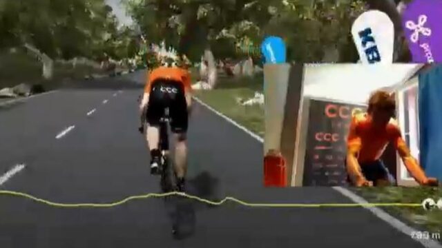 Greg van Avermaet geeft Belgen troost met overwinning in virtuele Ronde