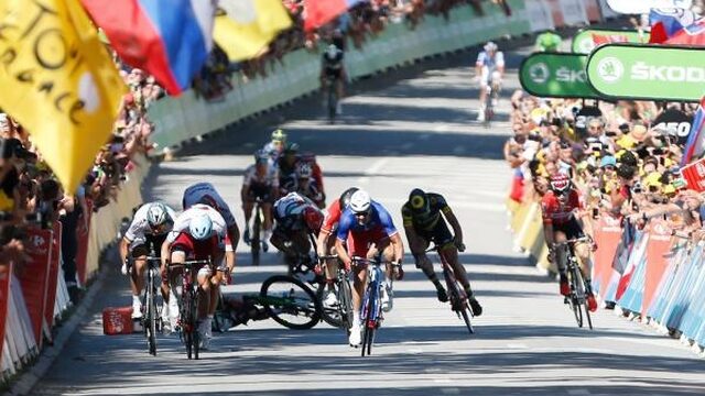 Vijfde etappe van de Tour: Vittel - La Planche des Belles Filles