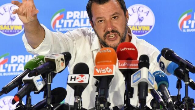 Salvini en co. op het Europese strafbankje