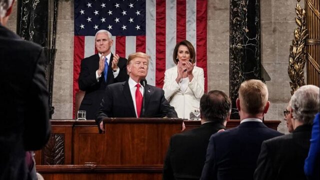 Trump verzoenend in State of the Union, behalve over grensmuur