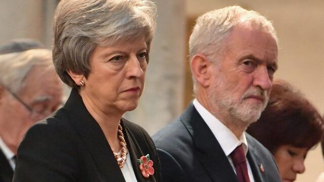 Publiek treurt niet om afgelast debat May en Corbyn: 'Het zijn twee bloedarmoedige sprekers'