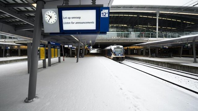 NS: vandaag hele dag geen treinen