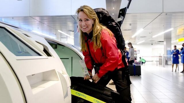 Aan windkracht 9 heeft Helga van Leur niet genoeg