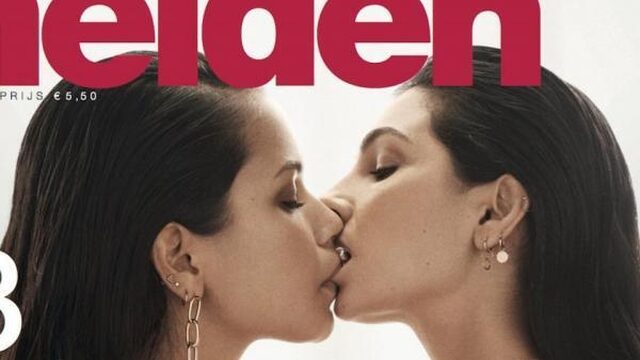 Ophef om zoenende heterovrouwen op cover LINDA.