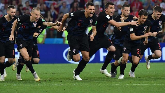 Kroatië plaatst zich voor halve finale tegen Engeland