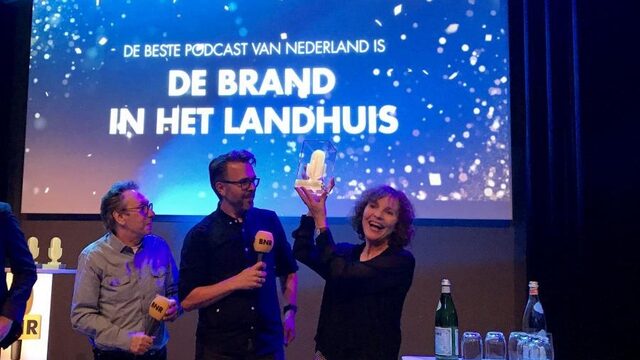Podcasts NPO Radio 1 De Brand in het Landhuis en De Krokante Leesmap in de prijzen