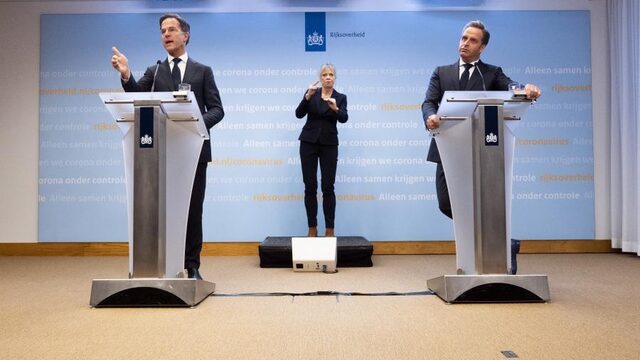 Volg de persconferentie van Rutte en De Jonge live op NPO Radio 1