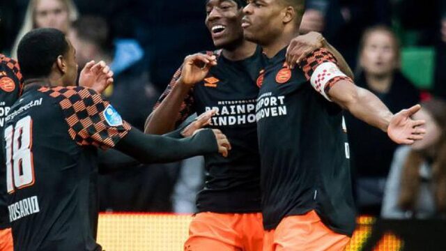 Zuinige 0-1 zege voor PSV in Groningen