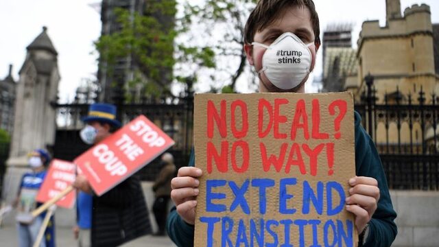 'Geheel ondergesneeuwd voltrekt zich een drama: een keiharde Brexit'