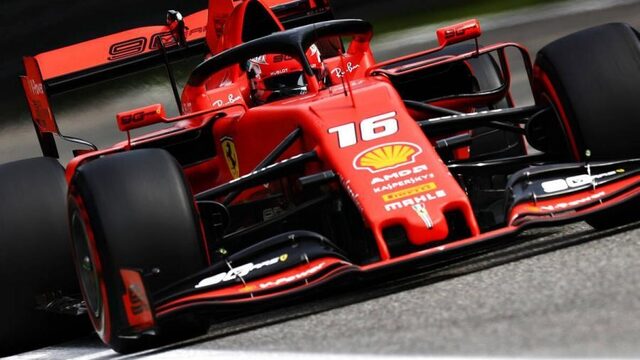 Leclerc gunt Ferrari zege in Italië