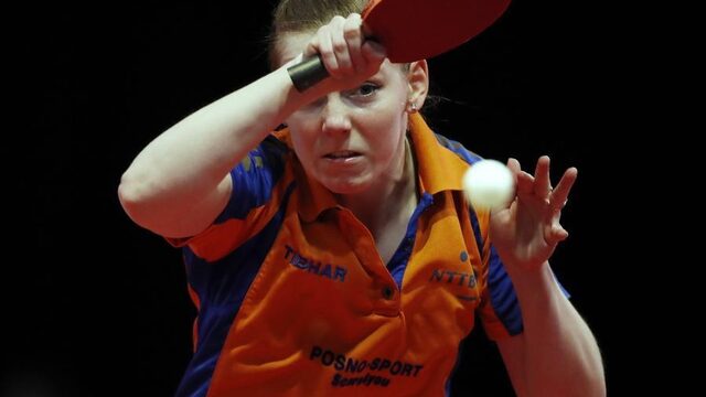 Opluchting bij tafeltennisster Eerland: 'Met een beetje ben ik al blij'