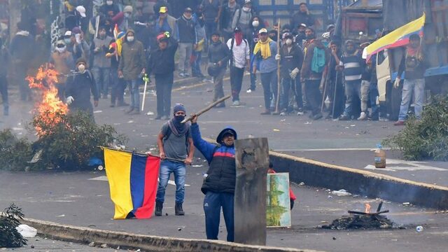Protest in Ecuador verhardt: president uitgeweken