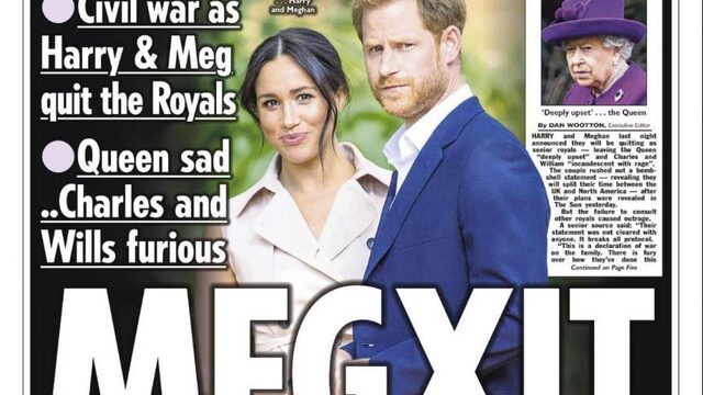 Prins Harry en Meghan doen stap terug, Britse pers pakt groot uit