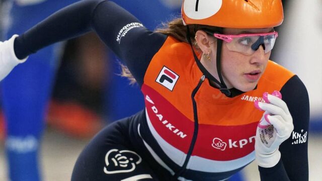 Schulting wint wereldbekerrace over 1.500 meter in Dresden