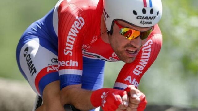 Dumoulin wint de tijdrit, Mollema naar tweede plaats