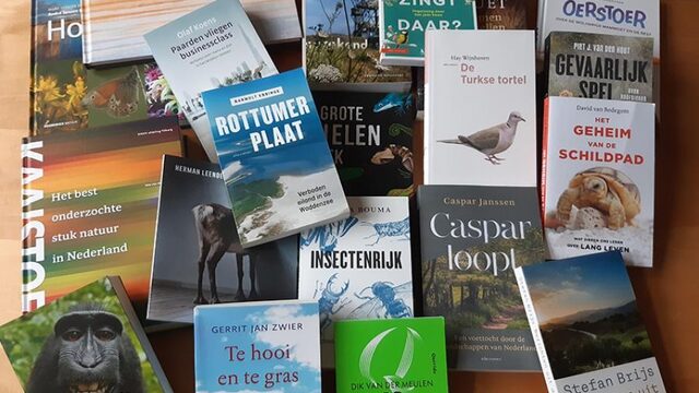 Twintig natuurboeken genomineerd voor de Jan Wolkers Prijs 2020