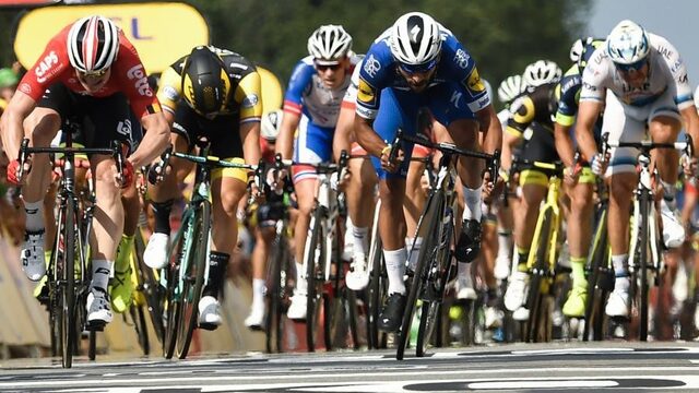 Gaviria sprint naar tweede ritzege, Groenewegen vierde