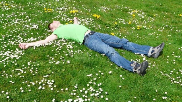 Mens sliep 200.000 jaar geleden al op een bed van gras