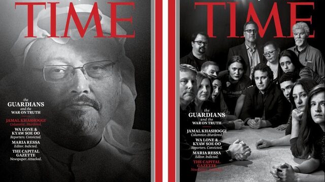 Vermoorde en gevangen gezette journalisten Persoon van het Jaar