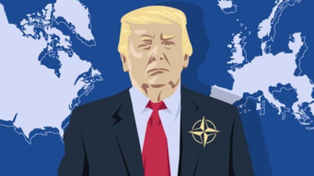 Trump naar NAVO-top in Brussel, stemming beneden peil