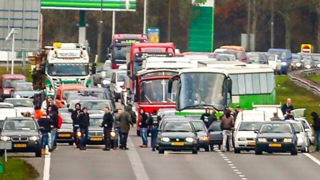 OM eist voorwaardelijke celstraf tegen 'boegbeeld' A7-blokkade