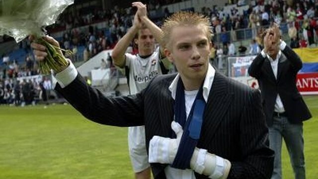 Nooit meer voetballen na het schoonmaken van de vissenkom