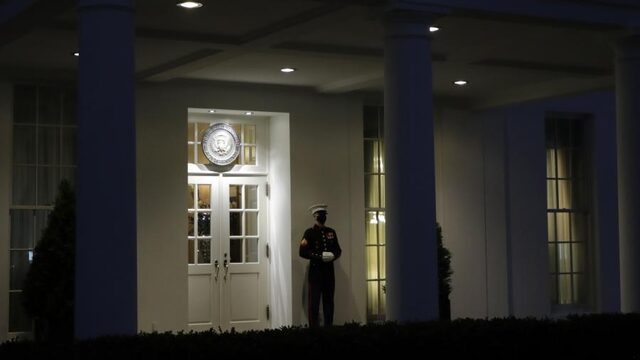 Trump en Pence spreken in Witte Huis
