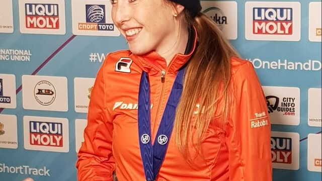 Shorttrackster Lara van Ruijven al bezig met leven na WK-goud