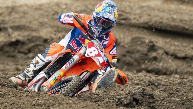 Jeffrey Herlings heeft eerste WK-titel MXGP voor het grijpen