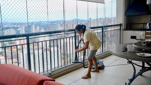 Blijven poetsen in door corona getroffen Brazilië