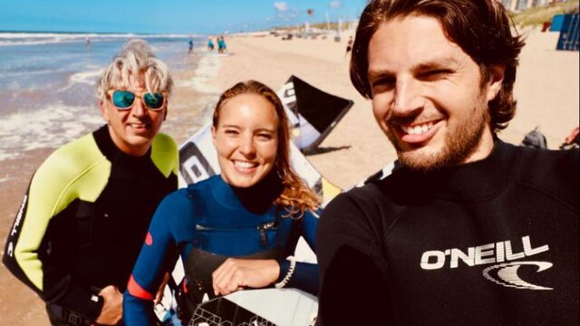 Annabel van Westerop leeft voor kitesurfen