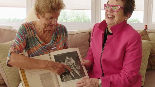 Billy Jean King, voormalig toptennisster en voorvechter van gelijke rechten
